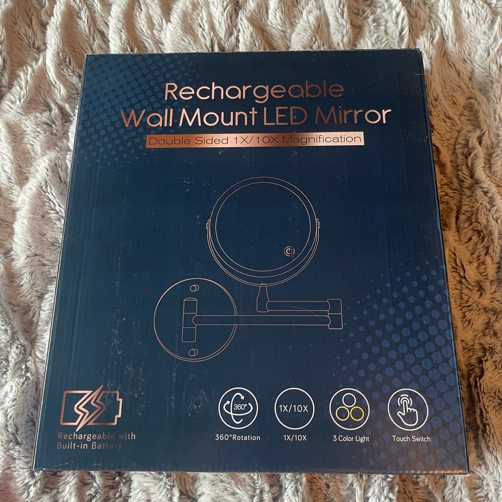 NEW wall mount mirror.